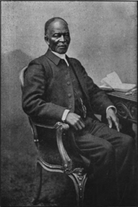 A photograph of Walter Hawkins,a bishop who preached at the British Methodist Episcopal Church in Guelph during the 19th century. Source: From Slavery to a Bishopric, Or, The Life of Bishop Walter Hawkins of the British Methodist Episcopal Church, Canada by S. J. Celestine Edwards, 1891
